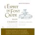 Domaine Alain Chabanon Montpeyroux L'Esprit de Font Caude 2007 Front Label