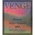 Venge Vineyards Gladys' Vineyard Syrah 2005 Front Label