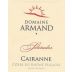Domaine Armand Cairanne Cotes du Villages Soleiador 2010 Front Label