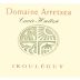 Domaine Arretxea Irouleguy Cuvee Haitza Rouge 2013 Front Label