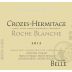 Domaine Belle Crozes-Hermitage Roche Blanche 2012 Front Label