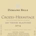 Domaine Belle Crozes-Hermitage Les Terres Blanches Blanc 2014 Front Label