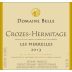 Domaine Belle Crozes-Hermitage Les Pierrelles 2013 Front Label