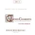 Berthaut-Gerbet Gevrey-Chambertin Clos des Chezeaux 2013 Front Label