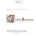 Berthaut-Gerbet Vosne-Romanee 2013 Front Label