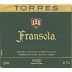 Torres Fransola Sauvignon Blanc 1998 Front Label