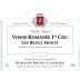 Domaine Bruno Clavelier Vosne-Romanee Les Beaux Monts Vieilles Vignes Premier Cru 2012 Front Label
