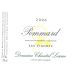 Dom. Chantal Lescure Pommard Les Vignots 2006 Front Label