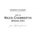 Maison Chanzy Mazis-Chambertin 2013 Front Label