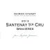 Maison Chanzy Santenay Les Gravieres Premier Cru Rouge 2013 Front Label