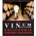 Vinum Cellars Cabernet Sauvignon 2008 Front Label