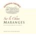 Domaine Chevrot et Fils Maranges Sur Le Chene Rouge 2013 Front Label