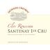 Domaine Chevrot et Fils Santenay Clos Rousseau Premier CRU 2013 Front Label