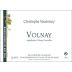 Domaine Christophe Vaudoisey Volnay 2009 Front Label