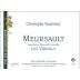 Domaine Christophe Vaudoisey Meursault Les Vireuils 2014 Front Label