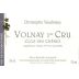 Domaine Christophe Vaudoisey Volnay Clos des Chenes Premier Cru 2014 Front Label