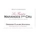 Domaine Claude Nouveau Maranges La Fussiere Premier CRU 2014 Front Label