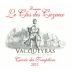 Domaine Clos des Cazaux Vacqueyras Cuvee des Templiers 2011 Front Label