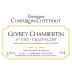 Domaine Confuron-Cotetidot Gevrey-Chambertin Craipillot Premier Cru 2009 Front Label