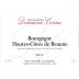 Domaine Cornu-Camus Bourgogne Hautes-Cotes de Beaune 2012 Front Label