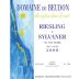 Domaine de Beudon Riesling Sylvaner 2008 Front Label