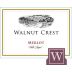 Walnut Crest Merlot 2015 Front Label