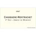 Domaine de Chassorney Chassagne-Montrachet Abbaye de Morgeot Premier CRU 2007 Front Label