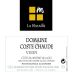 Domaine de Coste Chaude Cotes du Rhone Villages Visan La Rocaille 2010 Front Label