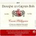 Domaine les Grands Bois Cotes du Rhone Villages Cuvee Philippine 2011 Front Label