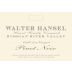 Walter Hansel Cahill Lane Vineyard Pinot Noir 2009 Front Label