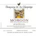 Domaine de la Chaponne Beaujolais Morgon 2012 Front Label