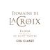 Domaine de la Croix Cotes de Provence Cuvee Eloge Blanc 2015 Front Label