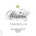 Waters Tremolo Red 2010 Front Label