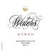 Waters Syrah 2011 Front Label