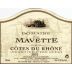 Domaine de La Mavette Cotes du Rhone 2003 Front Label