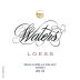 Waters Loess Vineyard Syrah 2012 Front Label