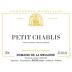 Domaine de la Meuliere Petit Chablis 2014 Front Label