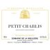 Domaine de la Meuliere Petit Chablis 2012 Front Label