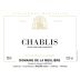 Domaine de la Meuliere Chablis 2012 Front Label