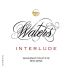 Waters Interlude Red 2013 Front Label