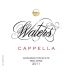 Waters Cappella Red 2011 Front Label