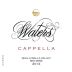 Waters Cappella Red 2012 Front Label