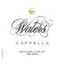 Waters Cappella Red 2013 Front Label