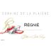 Domaine de la Plaigne Regnie 2014 Front Label
