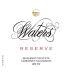 Waters Reserve Cabernet Sauvignon 2010 Front Label