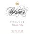 Waters Prelude White 2012 Front Label
