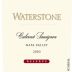 Waterstone Reserve Cabernet Sauvignon 2003 Front Label