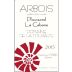 Domaine de la Touraize Arbois La Cabane Ploussard 2015 Front Label