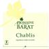 Domaine Barat Chablis 2015 Front Label