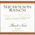 Nicholson Ranch Estate Pinot Noir 2010 Front Label